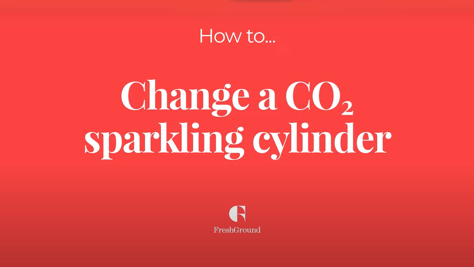 Change a CO2 cylinder