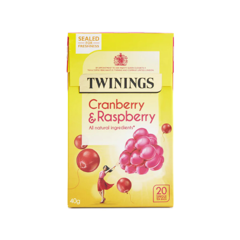 Twinings Cranberry & Raspberry - (12 Box x 20 Envelopes)