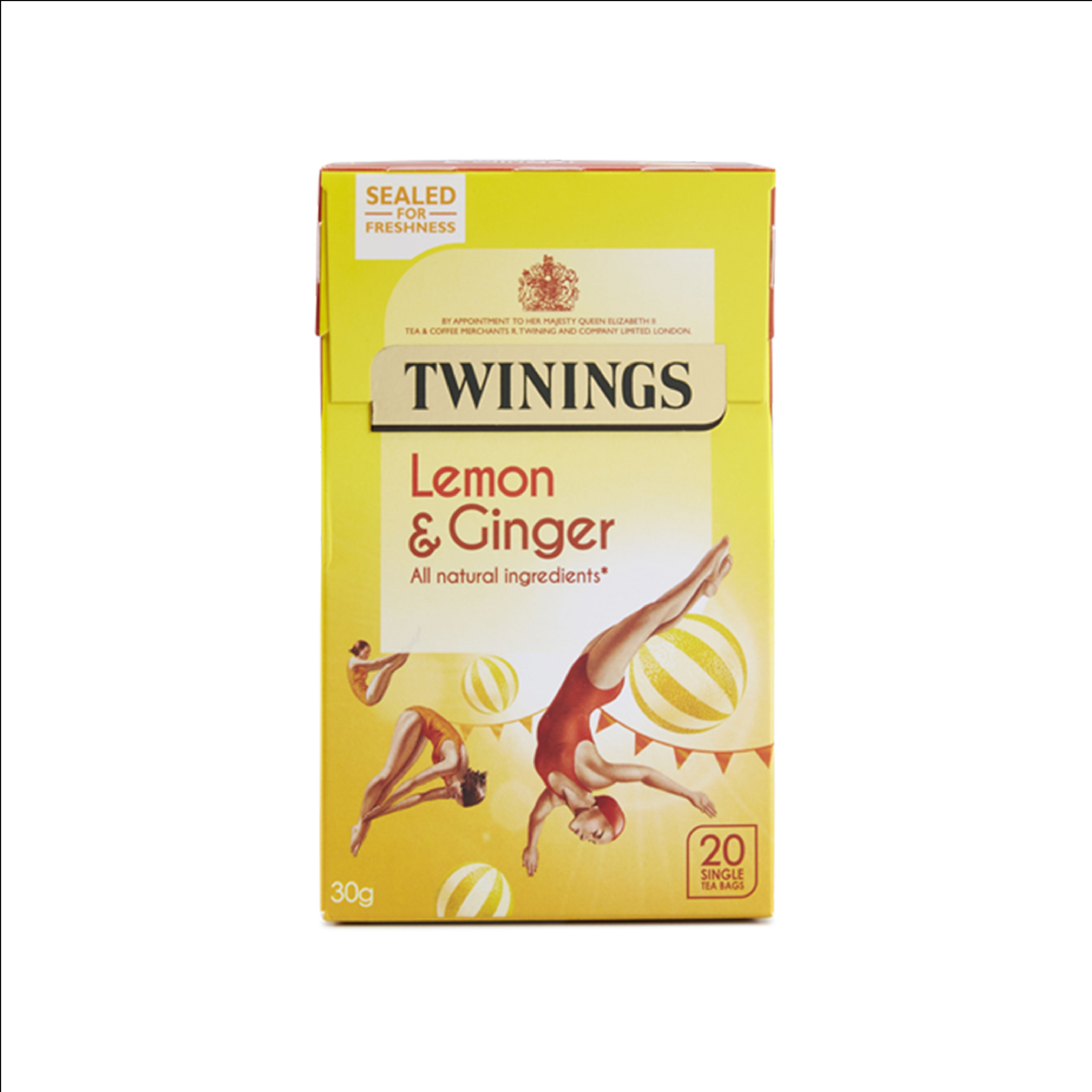 Lemon & Ginger Tea (12 x 20 bags)